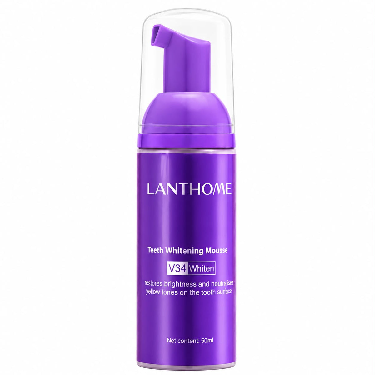 Mousse blanchissante dentaire LANTHOME V34 White — Le secret d’un sourire plus éclatant