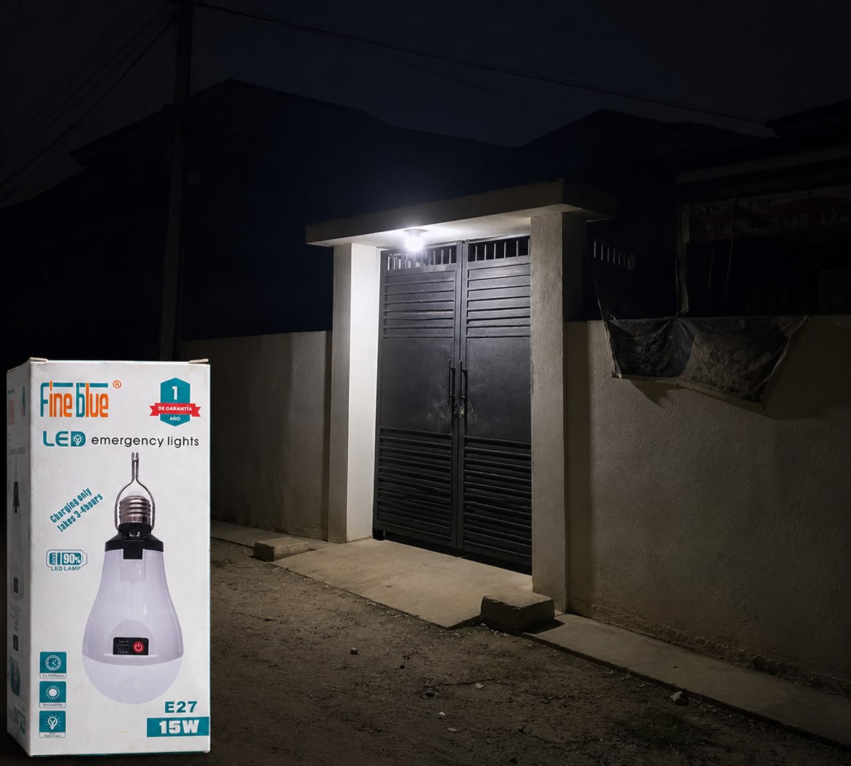 Ampoule LED Rechargeable 15W — L’éclairage qui prend le relais pendant la coupure