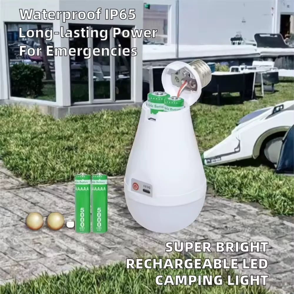 Ampoule LED Rechargeable 15W — L’éclairage qui prend le relais pendant la coupure