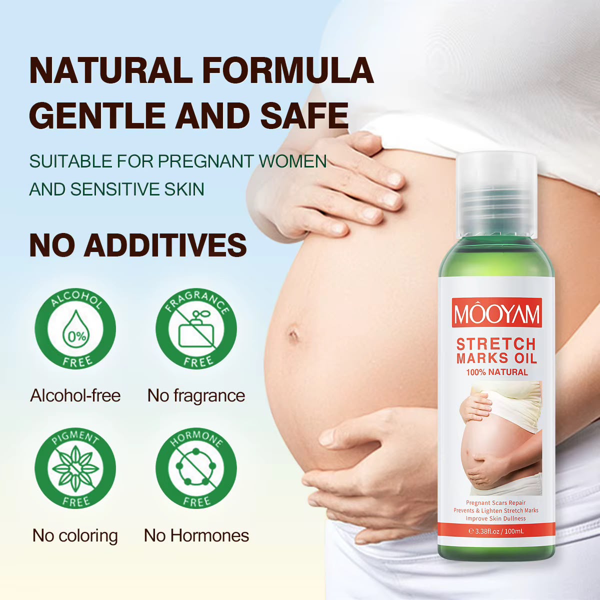 MÔOYAM Stretch Marks Oil — Huile Anti-Vergetures