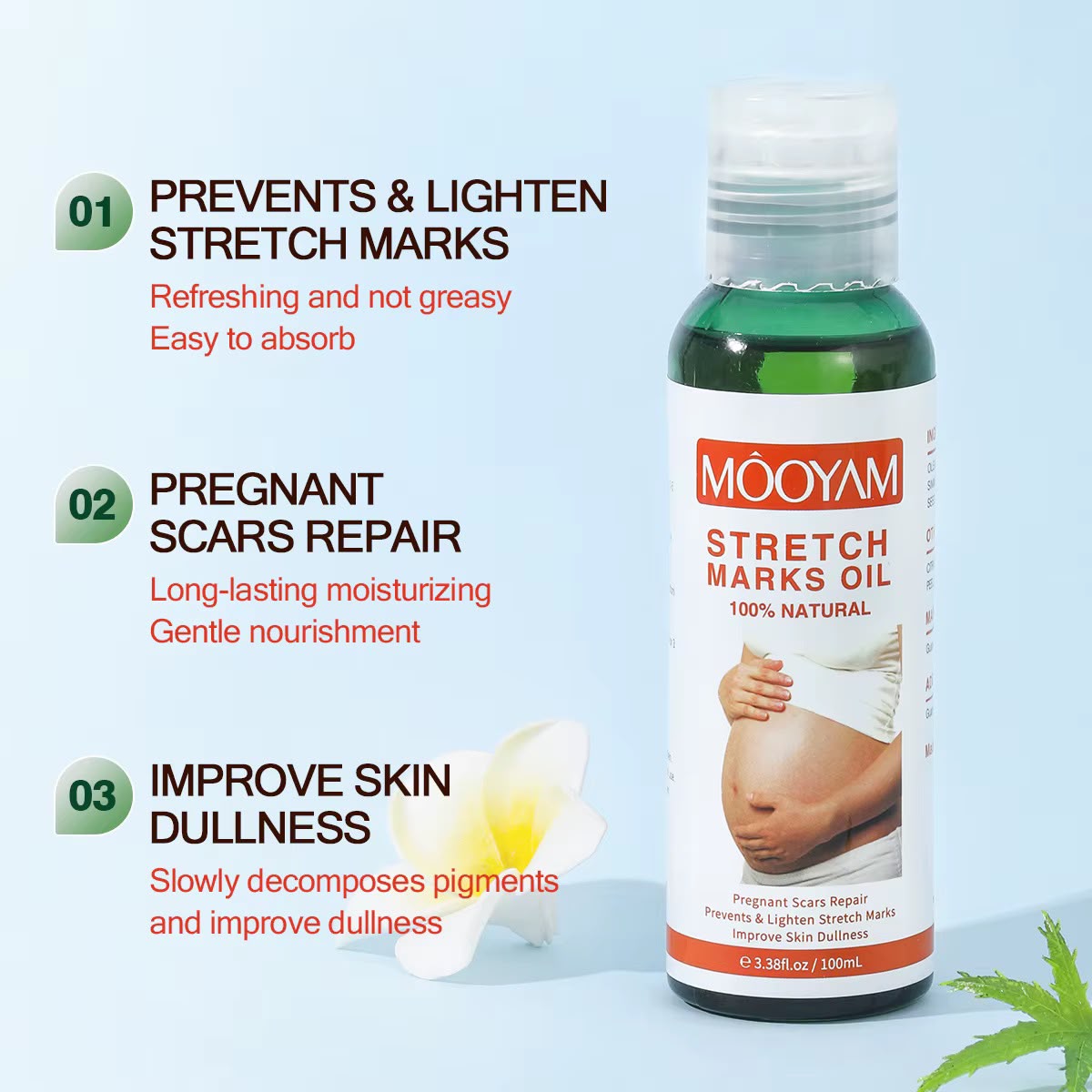 MÔOYAM Stretch Marks Oil — Huile Anti-Vergetures