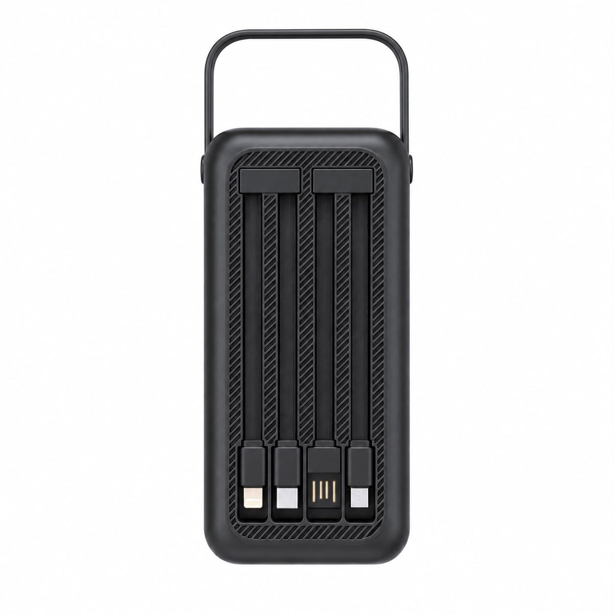 Power Bank 50 000 mAh Multifonction avec LED Intégrée – Grande Autonomie & Recharge Multi-Appareils